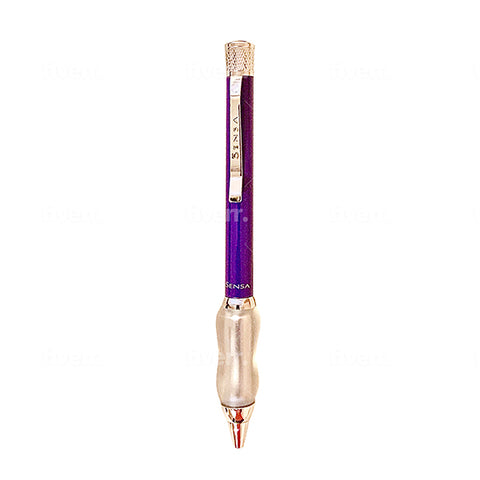 Skinny Ball Point Pen with Stylus - Pearl Lavender – Sass & Crafts, LLC